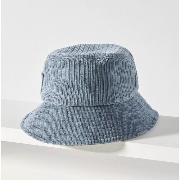 NWT Anthropologie + San Diego Hat Co. Cozy and Chic Bucket Hat Blue (ONE SIZE) - Picture 4 of 16